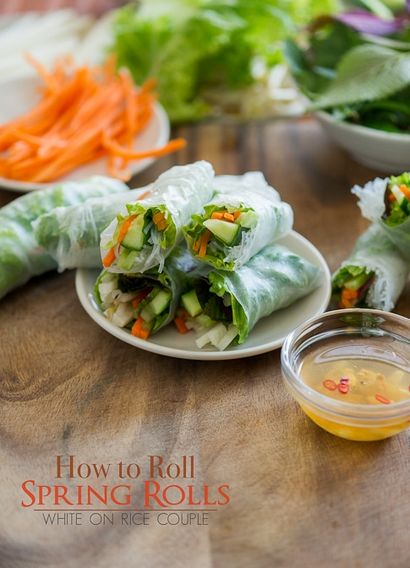 Wie man Frühlingsrollen, Frische Vietnamesisch Sommer Rolls