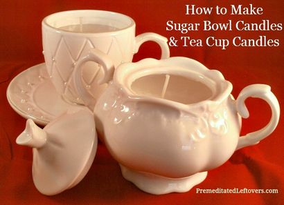 Comment faire du sucre bougies bol et bougies tasse de thé