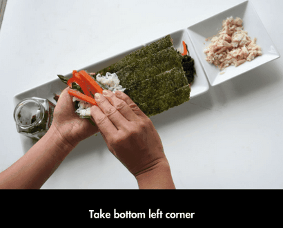 Wie man Sushi temaki handrolls machen - Steamy Küche Rezepte