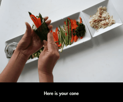 Comment faire des sushis temaki handrolls - Recettes de cuisine Steamy