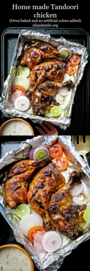 Comment faire du poulet tandoori à la maison (au four), sourire île