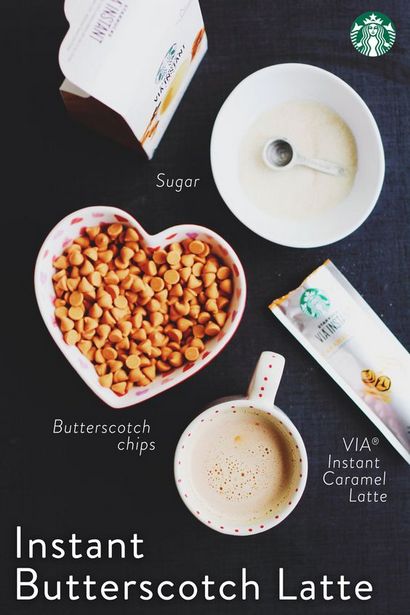 How To Make The New Starbucks Buttertoffee aromatisiert Latte zu Hause