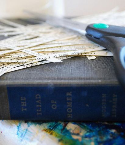 Comment faire Upcycled Art de vieux livres 10 étapes (avec photos)