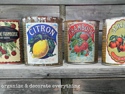 Comment faire Cans Vintage - Organiser et décorer Tout