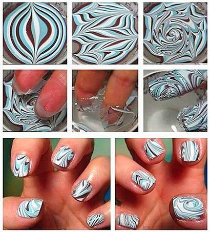 Comment faire de l'eau une manucure, ongles 2015, la conception des ongles, des images à ongles, ongles, nail design 2015