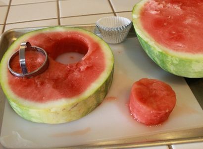 Comment faire Cupcakes Melon d'eau avec le Real pastèque