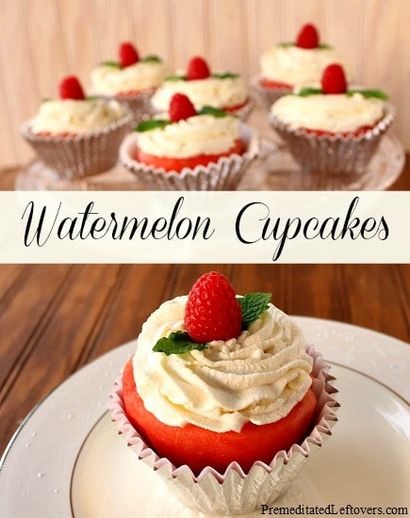 Comment faire Cupcakes Melon d'eau avec le Real pastèque