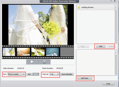 Comment faire Wedding Diaporama avec Best Free Slideshow Maker
