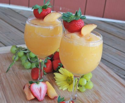 Wie Wein Slushies ~ Peach Moscato zu machen, können Divas kochen