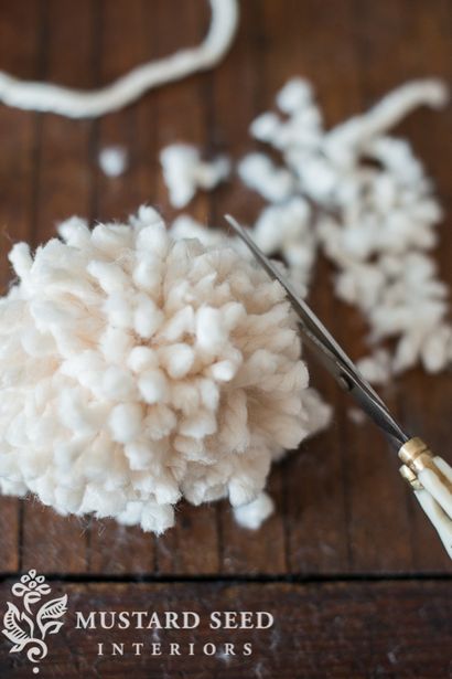 Comment faire le fil pompons - Mlle Mustard Seed