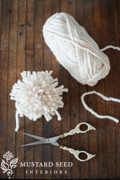 Comment faire le fil pompons - Mlle Mustard Seed