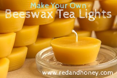 Red and Honey - Wie Sie Ihr eigenes Beeswax Teelichter Make
