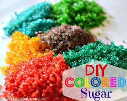 How To Make Your Own Colored Sugar - Mom On Timeout