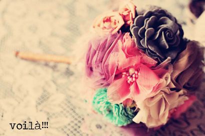 Comment - Faites votre propre bouquet de fleurs en tissu (Tutorial par Josephine Sicad) - Rock n Roll Bride