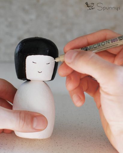 Comment faire vos propres corps BLANK Kokeshi - SPUNNYS