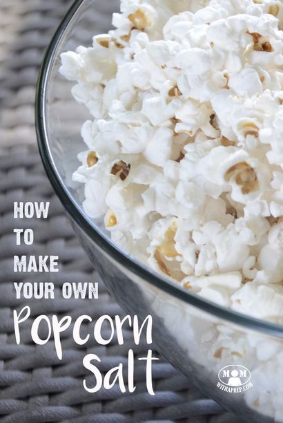 Wie Sie Ihr eigenes Popcorn Salz herzustellen - Mama mit einer Prep