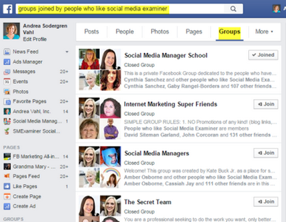 Comment réseau avec Facebook Groupes Examiner les médias sociaux