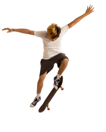 Wie man Ollie höher auf einem Skateboard