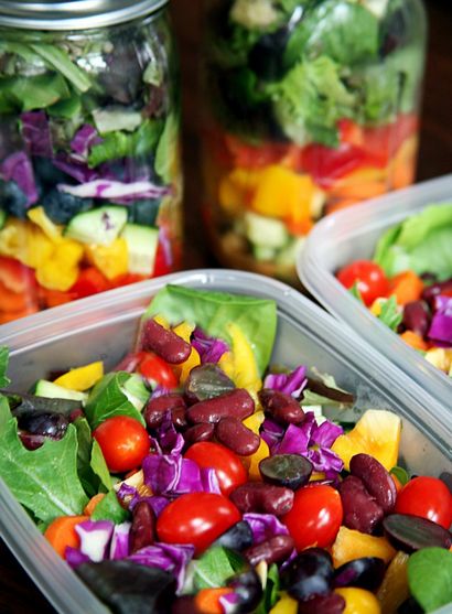Comment emballer salades pour la semaine, PopSugar Fitness