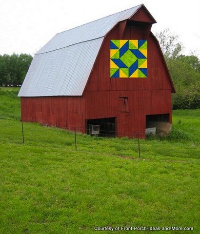 Wie ein Barn Quilt für Zuhause malen