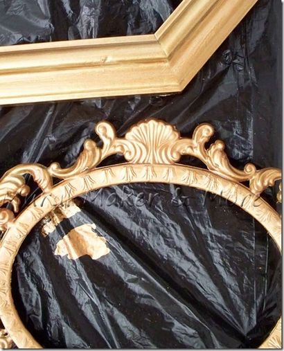 Comment peindre un faux or fini antique - Just Paint It Blog