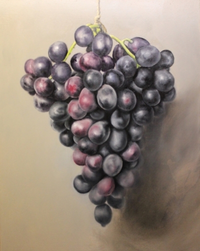 Comment peindre les raisins, le but des bords durs et mous en peinture à l'huile
