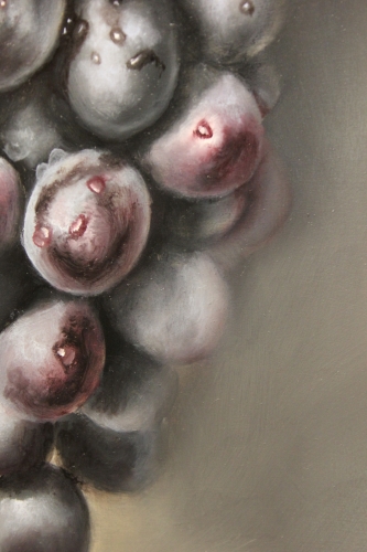 Comment peindre les raisins, le but des bords durs et mous en peinture à l'huile