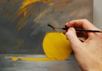 Wie malen Licht - Schatten in Acrylics (Teil 3 von 3 - Videos)