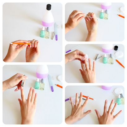 Wie Sie Ihre Nägel 9 Schritte (mit Bildern) malen
