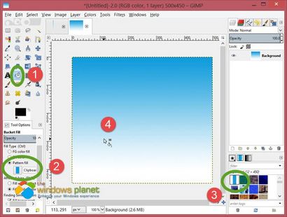 Wie man Muster oder Fliese ein benutzerdefiniertes Bild in GIMP Tutorial, der Windows-Planeten