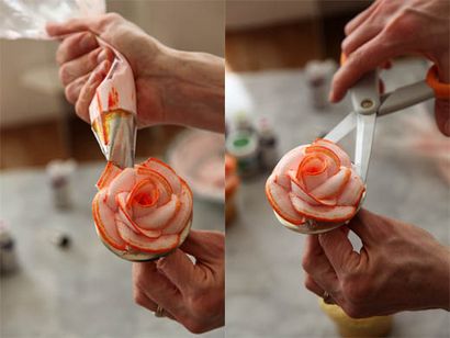 Wie man Rohr Icing Roses - Zoe Bakes