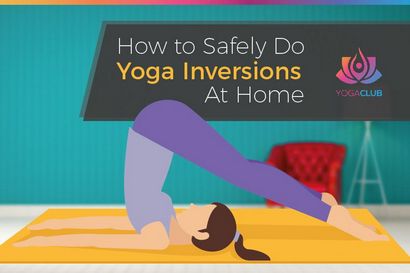 Wie man sicher Yoga Inversions zu Hause tun - YogaClub