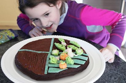 Wie Candy Gemüse Sculpt und einen Garten Kuchen mit Ihren Kindern machen, meine Kinder - Abenteuer