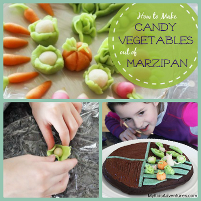 Comment Sculptez Légumes bonbons et faire un gâteau de jardin avec vos enfants, mes enfants - Adventures