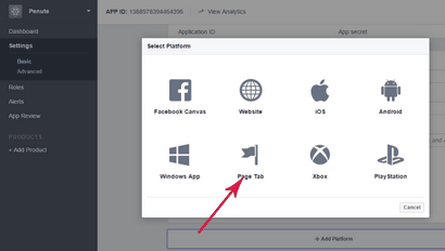 Comment faire pour configurer un atterrissage Facebook Page personnalisée App @DreamGrow