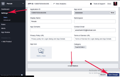 Comment faire pour configurer un atterrissage Facebook Page personnalisée App @DreamGrow