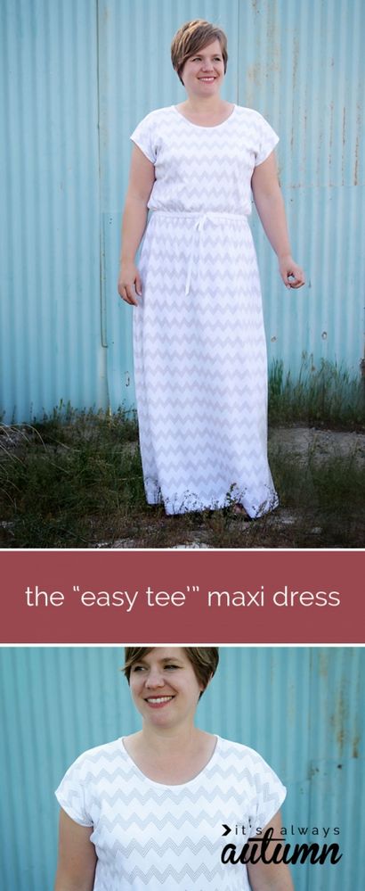 Comment coudre une robe maxi, des instructions faciles à faire une robe maxi