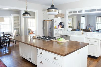 Comment Colorer et Seal Butcher Block Compteurs - Les Chroniques de Home