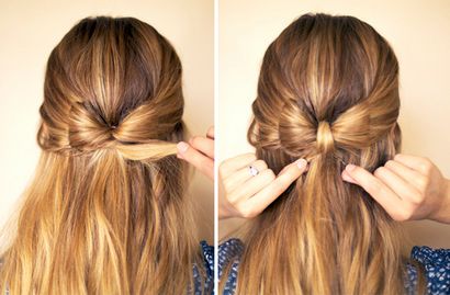 Comment le style d'un demi-arc Chignons