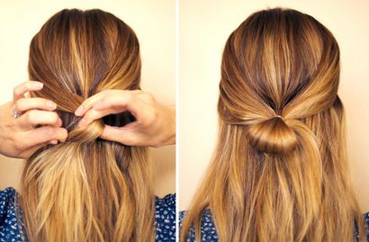 Comment le style d'un demi-arc Chignons