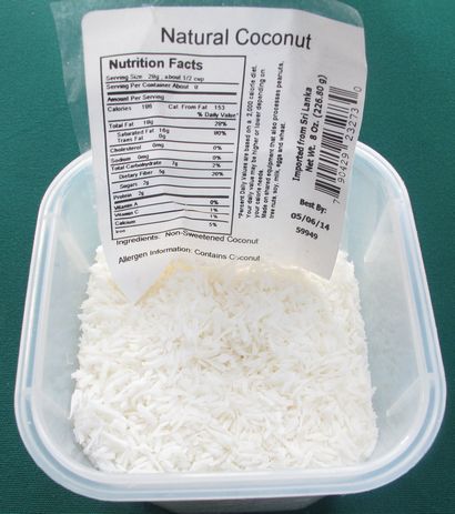 Comment Substitut pour la noix de coco non sucré Sucré, Mère sauriez