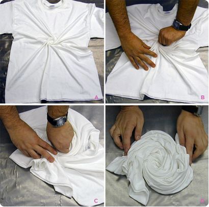 Comment Tie-Dye une chemise avec un classique Motif en spirale