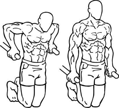 Comment faire pour utiliser Dips Comme poitrine primaire - triceps exercice