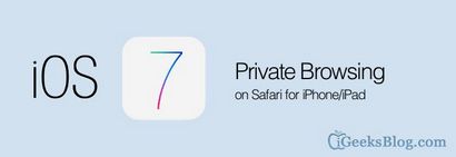 Wie Verwenden von Private Browsing auf iOS 7 Safari für iPhone und iPad