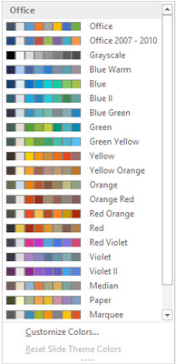 Comment utiliser les couleurs du thème dans votre PowerPoint 2016 Présentation