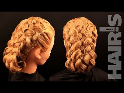 How-To-Video-Tutorial `Wie ein diagonal viersträngigen Geflecht tun hairstyle`