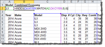 Comment VLookUp avec critères multiples à l'aide INDEX et MATCH dans Excel