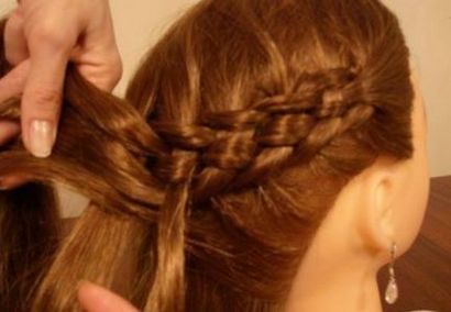 Comment Weave Cinq Strand Diagonale française Braid Coiffure