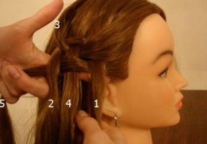 Comment Weave Cinq Strand Diagonale française Braid Coiffure