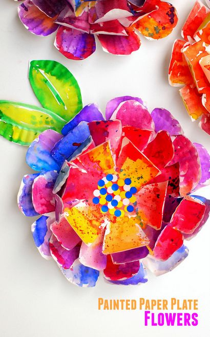 Fleurs de papier peint Plate Hyper coloré, rose Stripey chaussettes